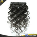 JP Hair new arrival can be colored indian body wave clip in human hair extensions